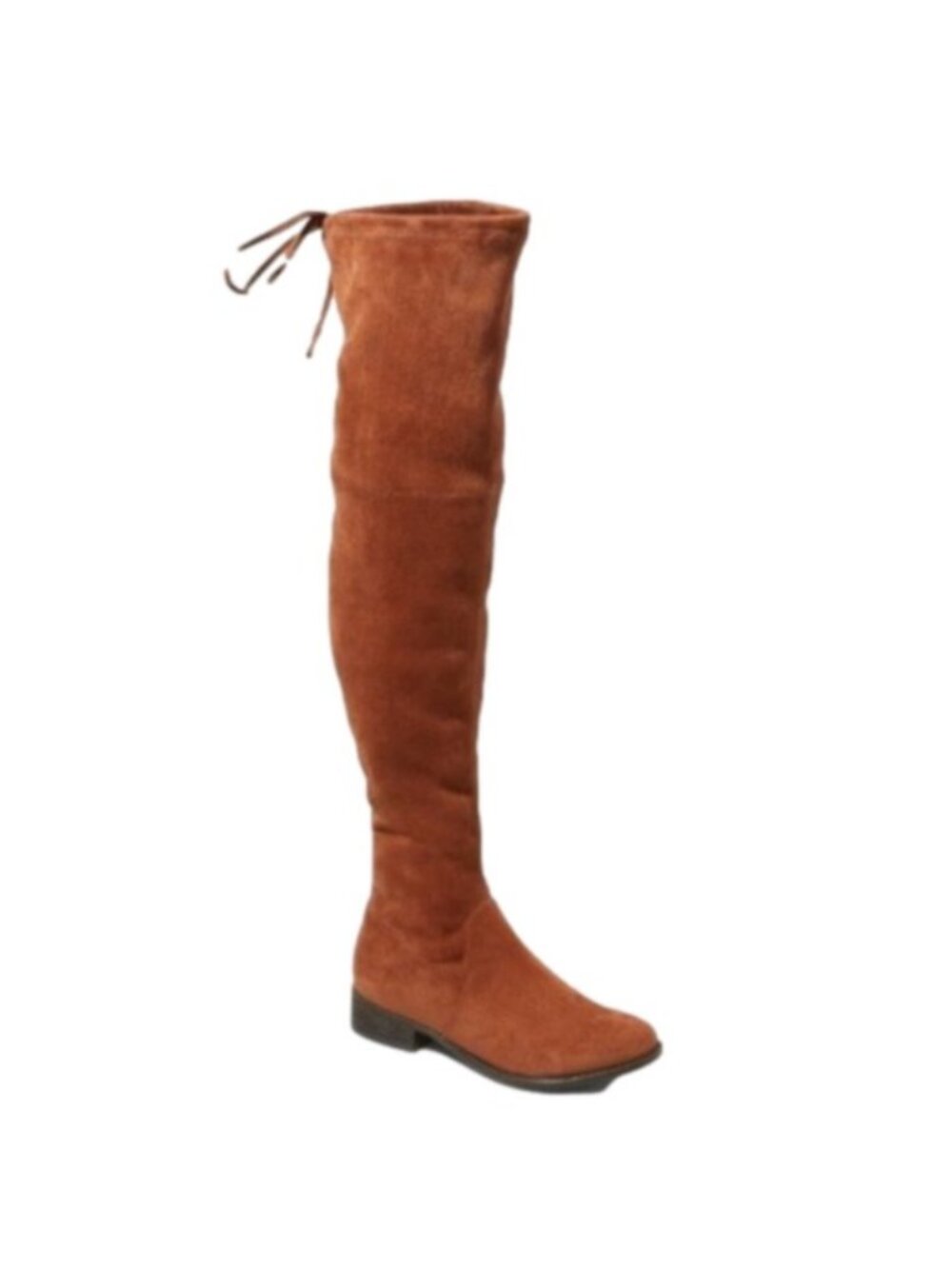 a new day Sidney Microsuede Cognac Over the Knee Boots, Size 8.5